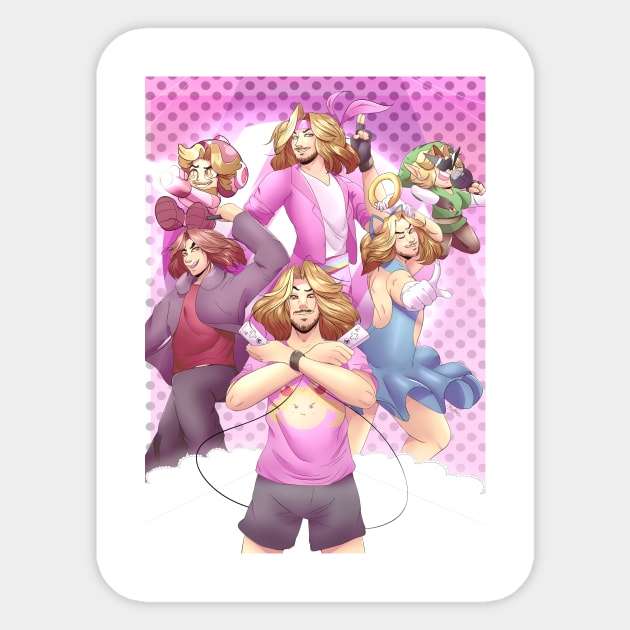 Arin "Egoraptor" Hanson Sticker by MiMetro